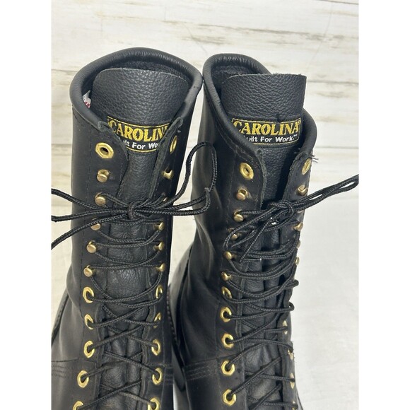 Carolina 1905 Linesman Boot Saefty Toe Vibram Union Made In USA Black Mens 11 2E main image 10